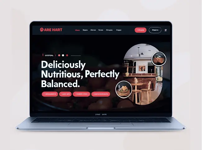 restaurant-website-laptop-mockup